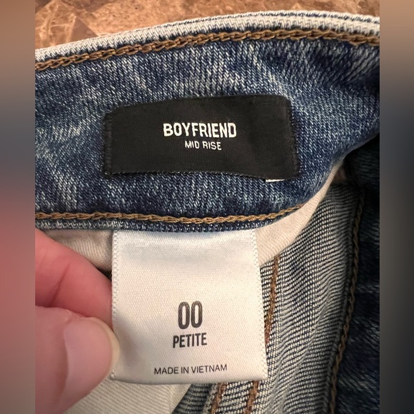 Express “Boyfriend” mid rise jeans 00 Petite - Picture 11 of 16